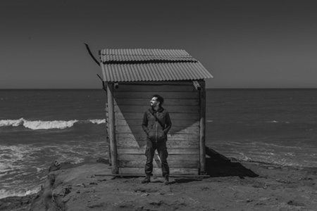 fotografia en blanco y negro del desierto de atacama